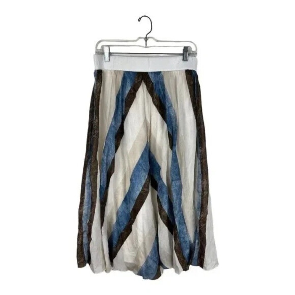 Striped maxi skirt